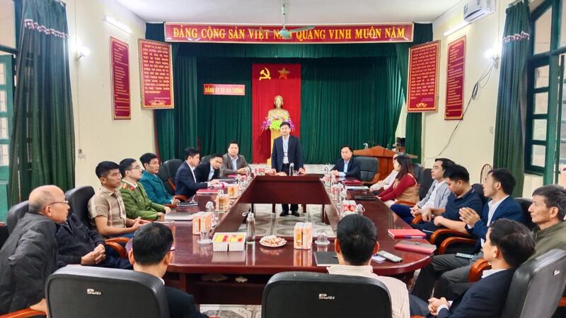 Ủy ban nhân dân xã tổ chức Hội nghị gặp mặt đầu xuân Giáp Thìn 2024